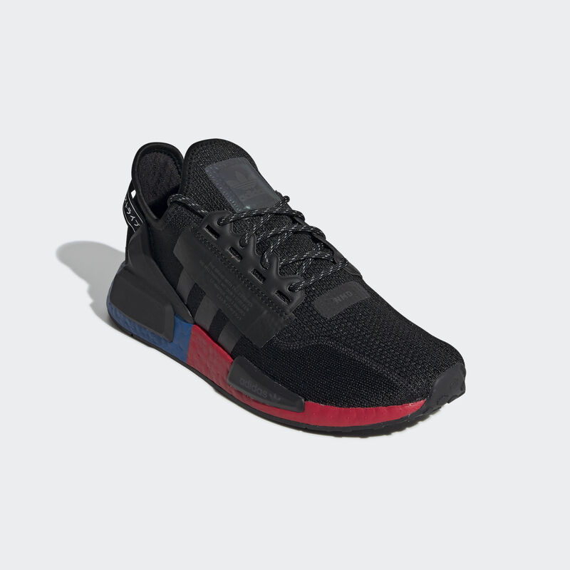 Nmd black blue red best sale